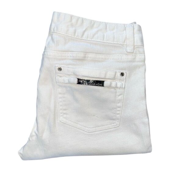 Michael Kors White Straight Leg Jeans - Picture 1 of 7